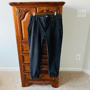 Paige Mayslie Washed Black Jeans, Size 30